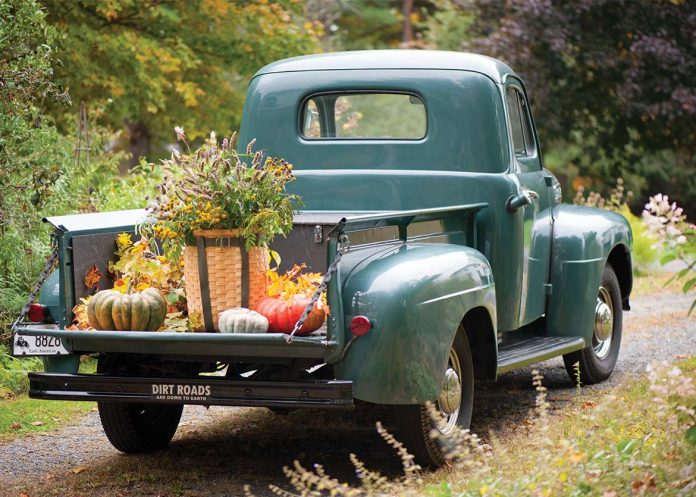 Fall Florals - Antique Truck