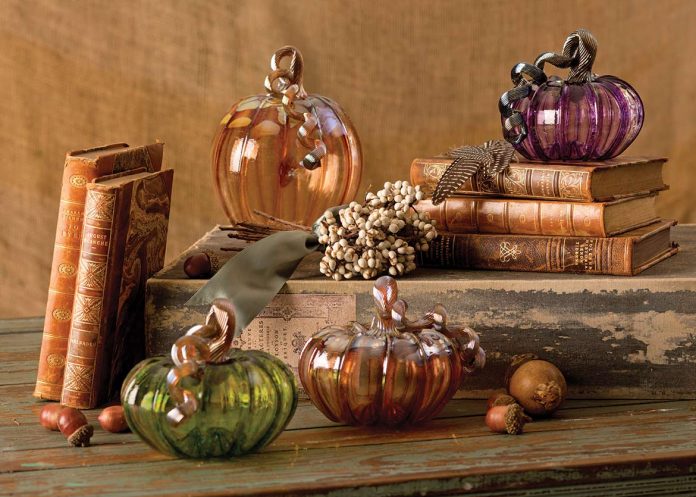 Glass Artist - Pumpkin glass art