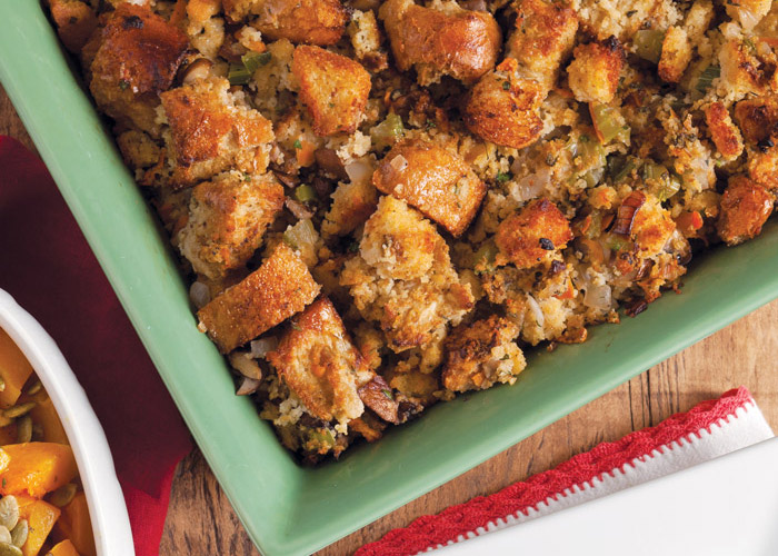 Wild Mushroom and Cornbread Dressing 