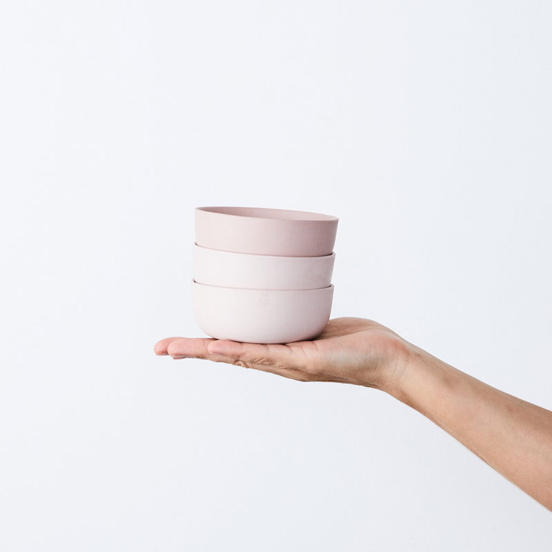 Powder Pink Bowls 