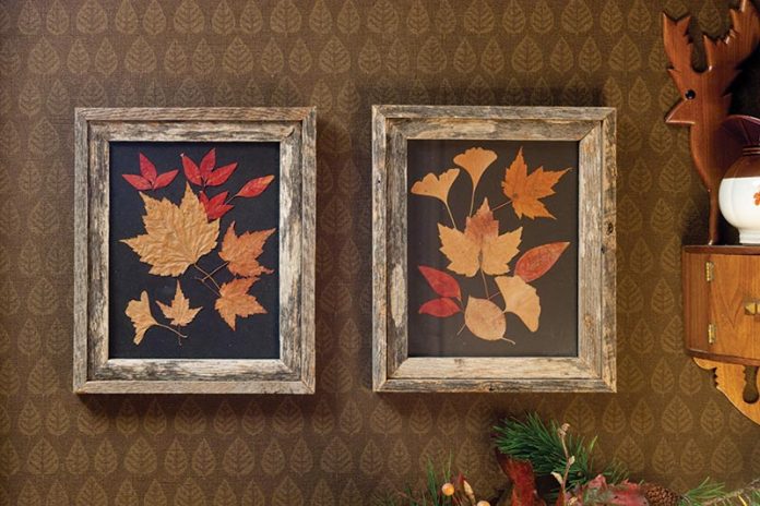autumn decor - leaves