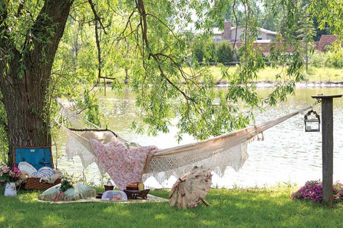 Pretty Lakeside Hammock