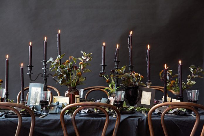 Halloween decor - tablescape