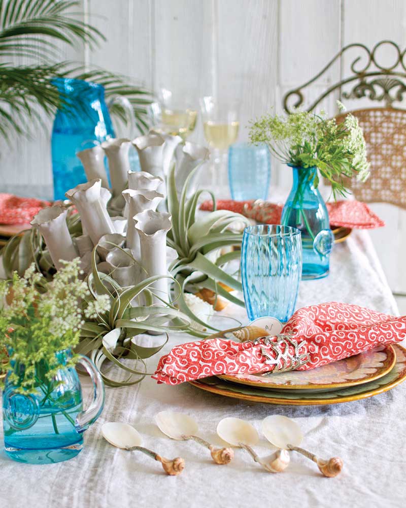 Colorful Panache to Table - Sea-Inspired Look