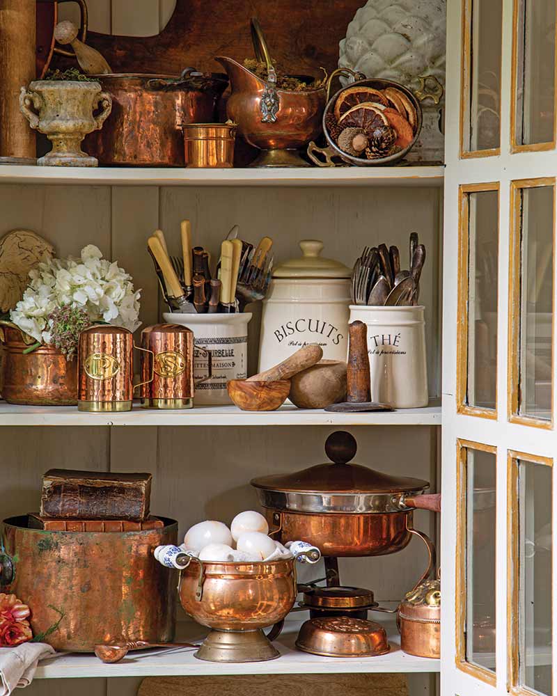 Cookware in Cabinet