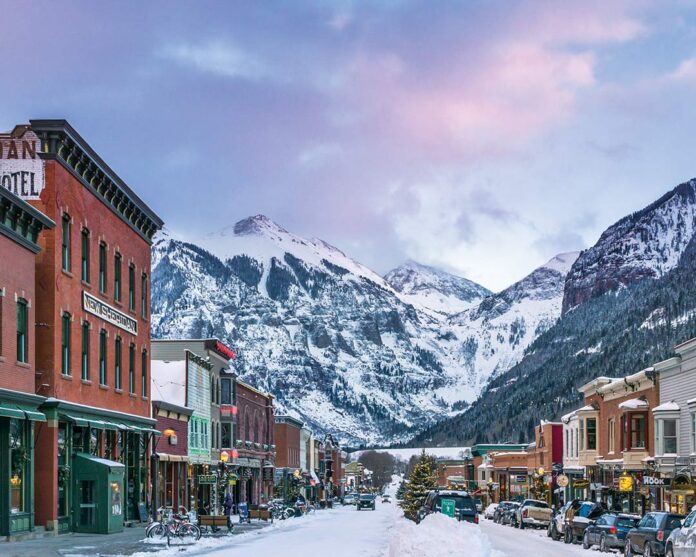 Downtown Telluride, Colorado.