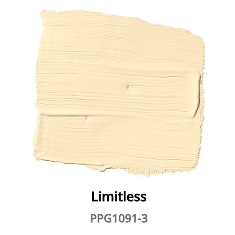Glidden's Limitless color swatch.