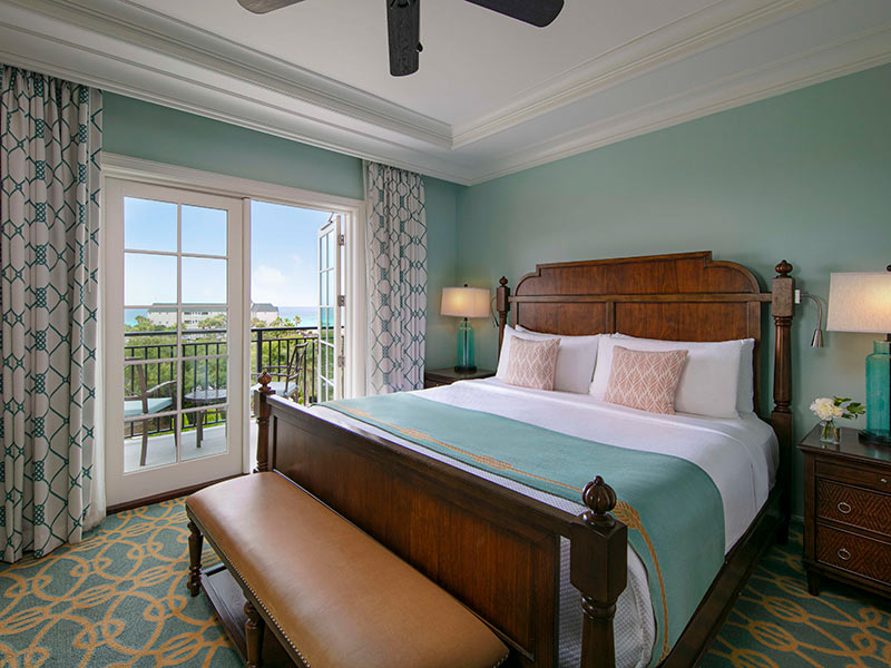 A suite at the Henderson Beach Resort.