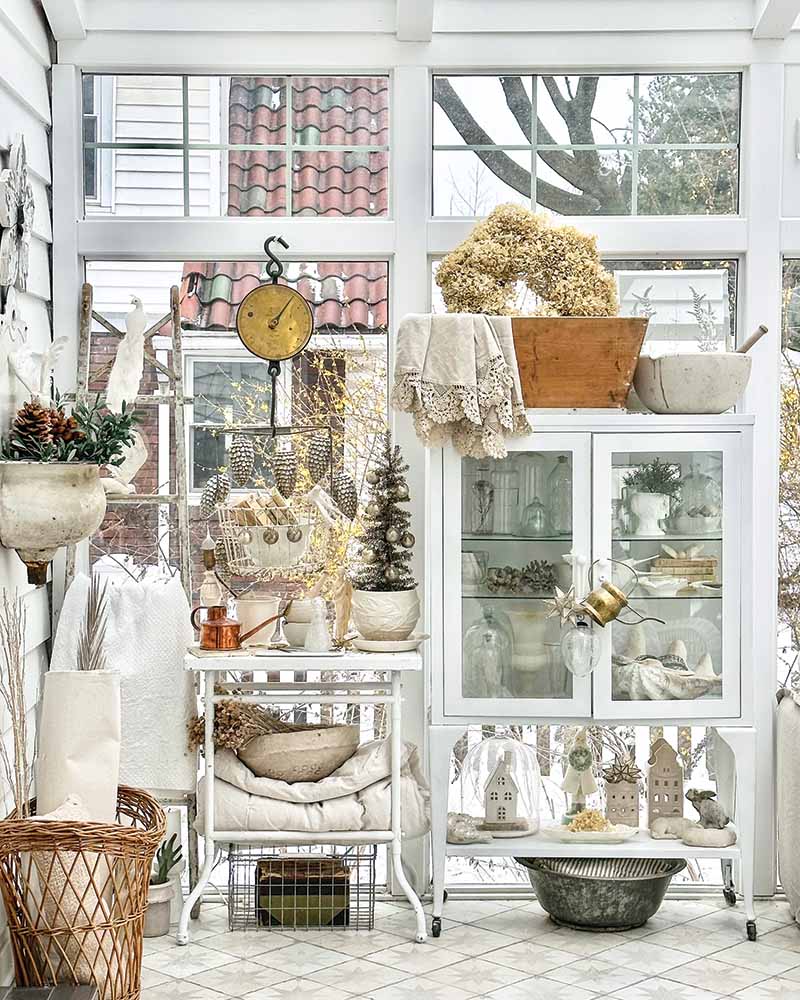 There’s no shortage of trees and greenery, sure to add a fresh and festive flair.