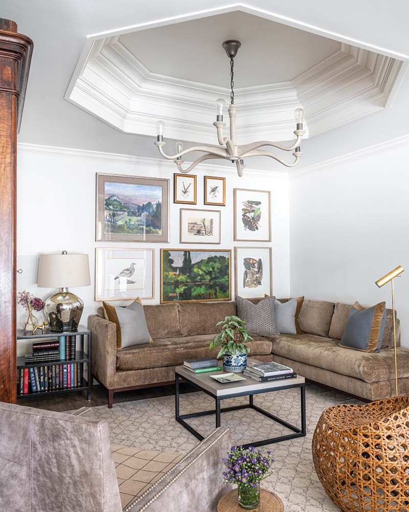 When it comes to relaxing after dinner, there’s no shortage of cozy places to curl up and enjoy each other’s company, including the “keeping room” that was nearly lost in the renovation.