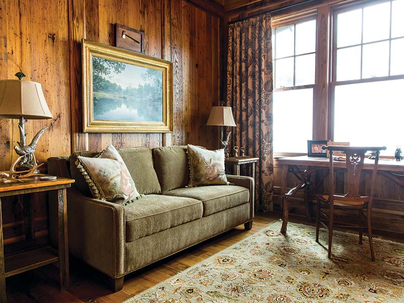 A couple of plush pillows boost the attraction, making it even easier to lose yourself in a book all afternoon.