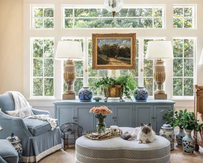 Rain or shine, nature’s ever-evolving beauty is best enjoyed from the airy environs of a sunroom. Discover one designer’s top tips for creating sunlit spaces full of comfort and charm.