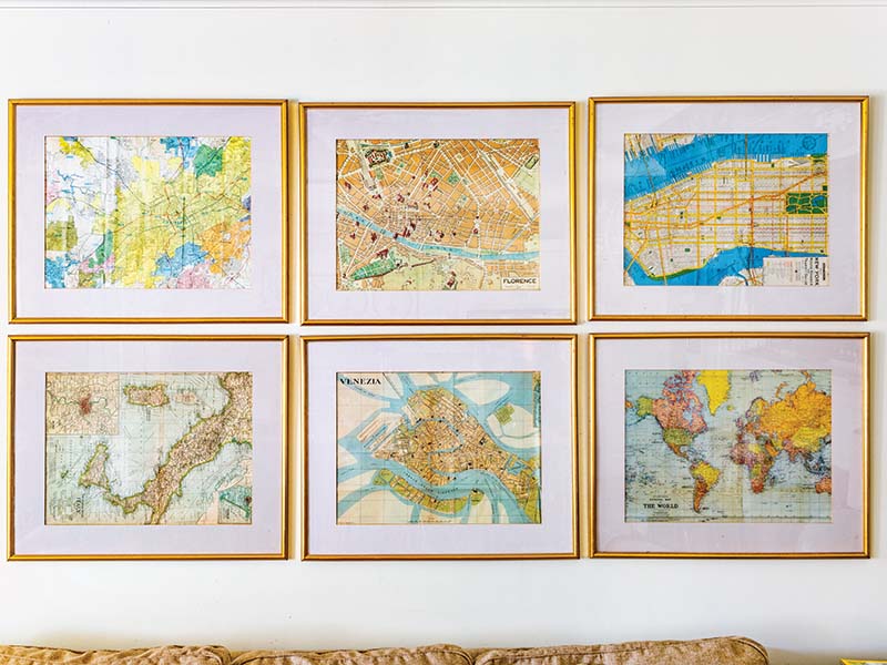 More than décor, these hanging charts adorn the walls with whispers of the joy that comes from life’s journeys.