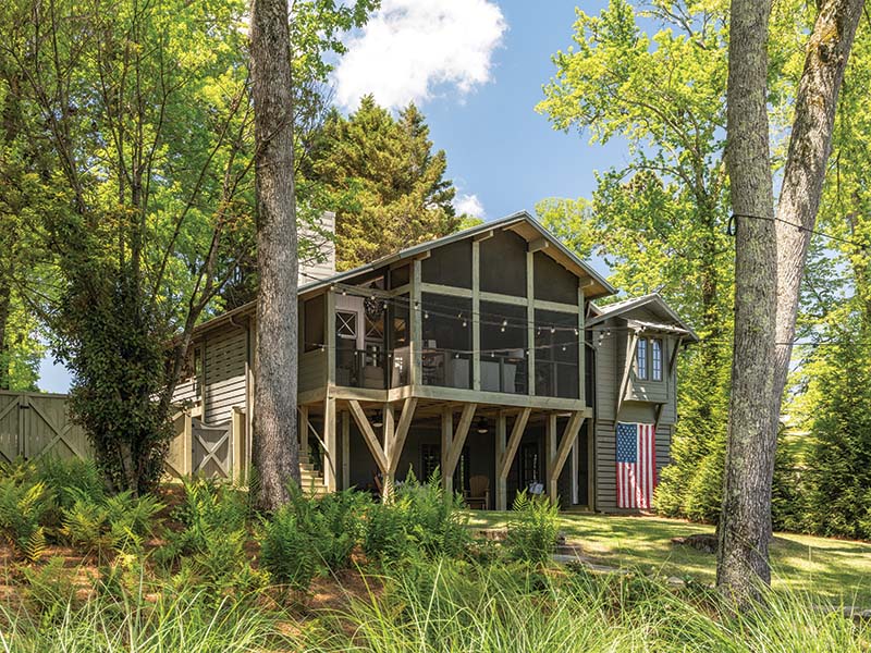 What started out as an addition turned into a full-scale transformation for this ultimate lakefront retreat.
