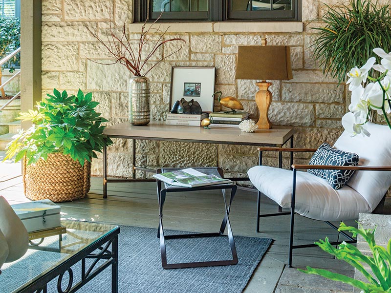 “I use the outdoor space daily . . . it is my sanctuary,” Dwight Brown says.