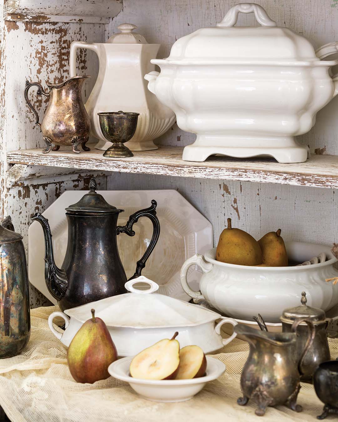 white ironstone
