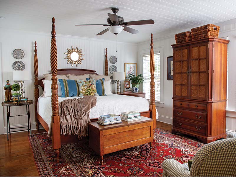 By widening the back hall and adding onto the primary bedroom, they made the space fit them perfectly, and every additional detail further proved the match was meant to be.