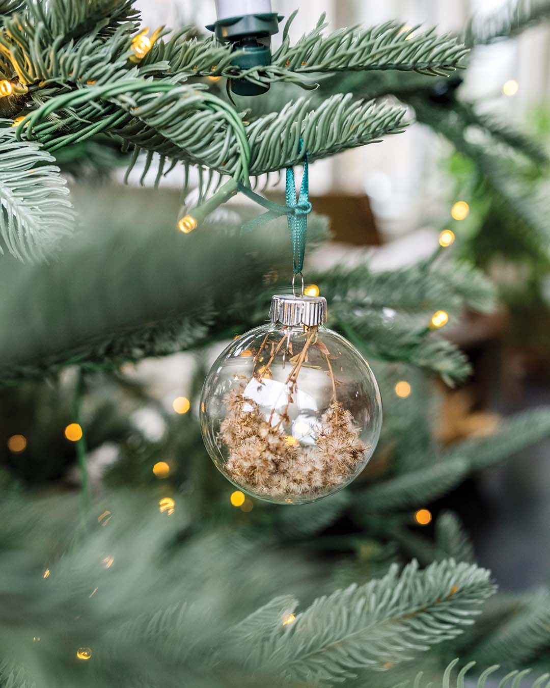 Her family has several cherished holiday traditions, but one of Annette’s favorites is making homemade ornaments with her daughter, often crafting them from farm vegetation. “My little one loves going outside with me and exploring; it’s something fun to do as a family,” she says. “We’ve made ornaments with stuffed seeds and plants and even made our own salt dough ornaments in animal shapes reminiscent of some of the animals on our farm.”