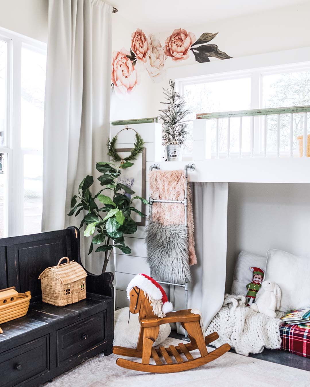 “With traditional décor, there is a pressure to buy new things each year, which is fun but can get expensive,” Annette says. “I’m not one to be super themed with certain colors. I usually start with what I’m feeling and go from there.” Taking a more hands-on approach to holiday decorating is a great way to create meaningful, unique pieces for your home, for a timeless setting with a story behind each decoration.