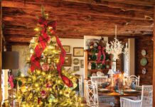 Step Inside a Christmas Cabin Inspired by Generations of Style An unexpected discovery lit the spark that led to this cozy Christmas cabin.