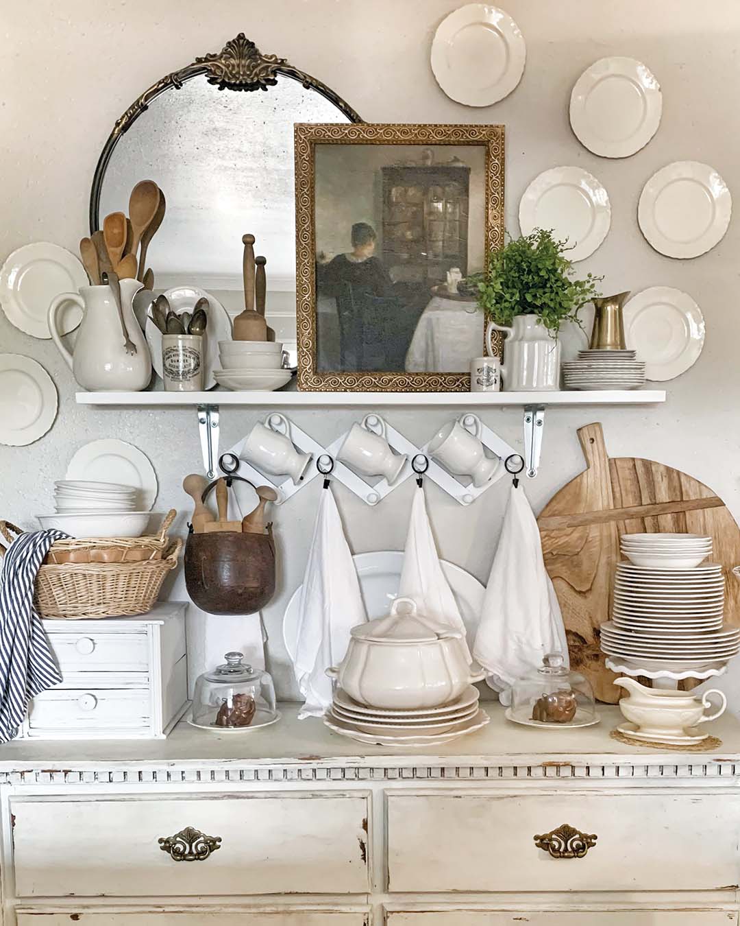 “I really love the lived-in and curated look. To me, it says, ‘Come in and get cozy,’” Becca shares. “That’s what I want for our family and our guests!”