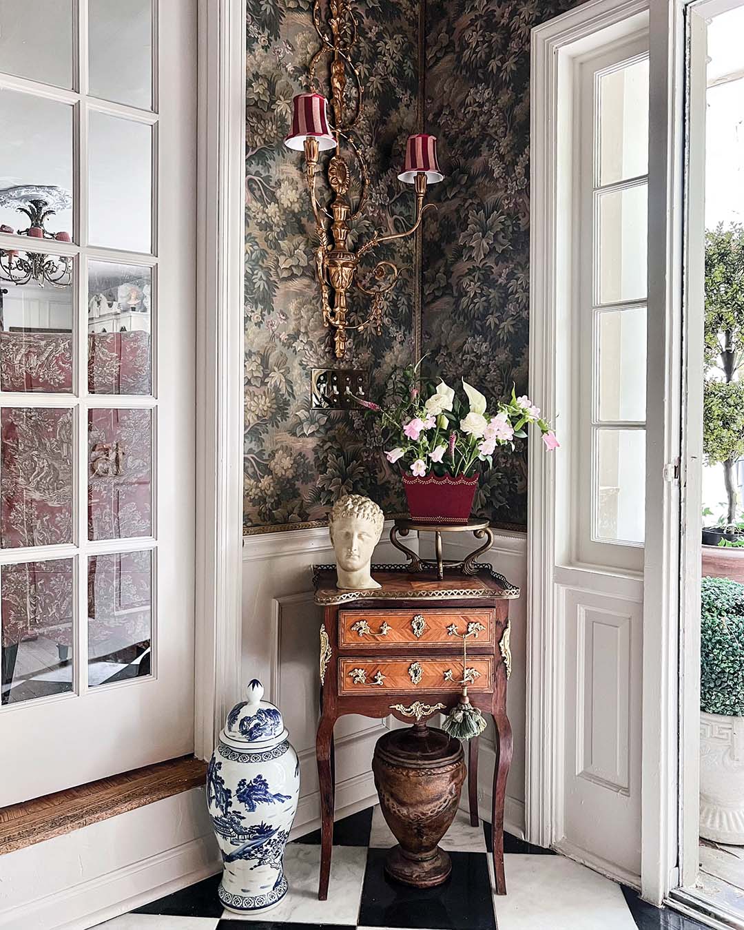 Paige Kontrafouris' home is now almost entirely furnished with found pieces—and with her expertise at mixing and matching every find, the result is a classically curated space that pays homage to her favorite influences