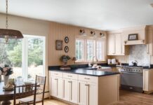 A Rosy Outlook: A Bold and Sophisticated Kitchen Transformation A Rosy Outlook: A Bold and Sophisticated Kitchen Transformation