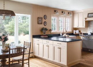 A Rosy Outlook: A Bold and Sophisticated Kitchen Transformation A Rosy Outlook: A Bold and Sophisticated Kitchen Transformation